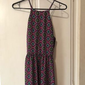 Aztec print dress halter dress Size M